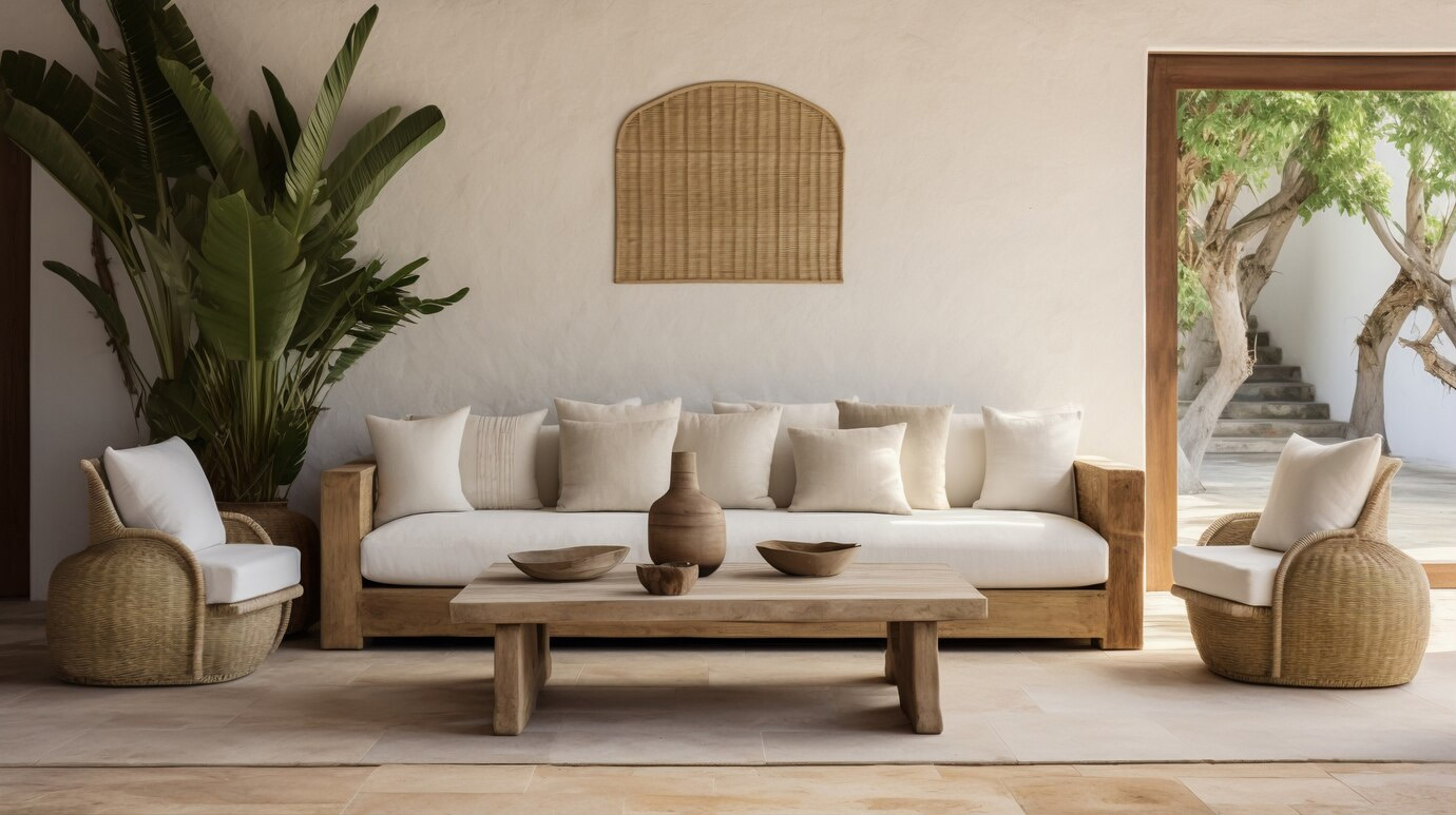 Rattan Sofa Set