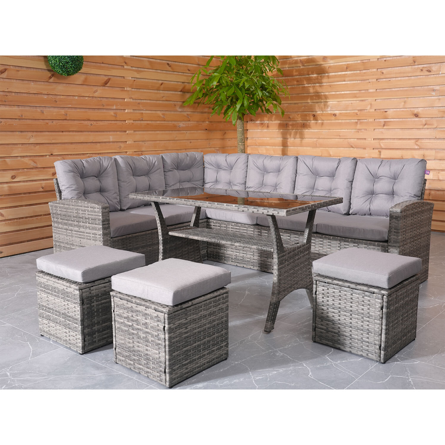 Courtyard Rattan Sofa 619152-D