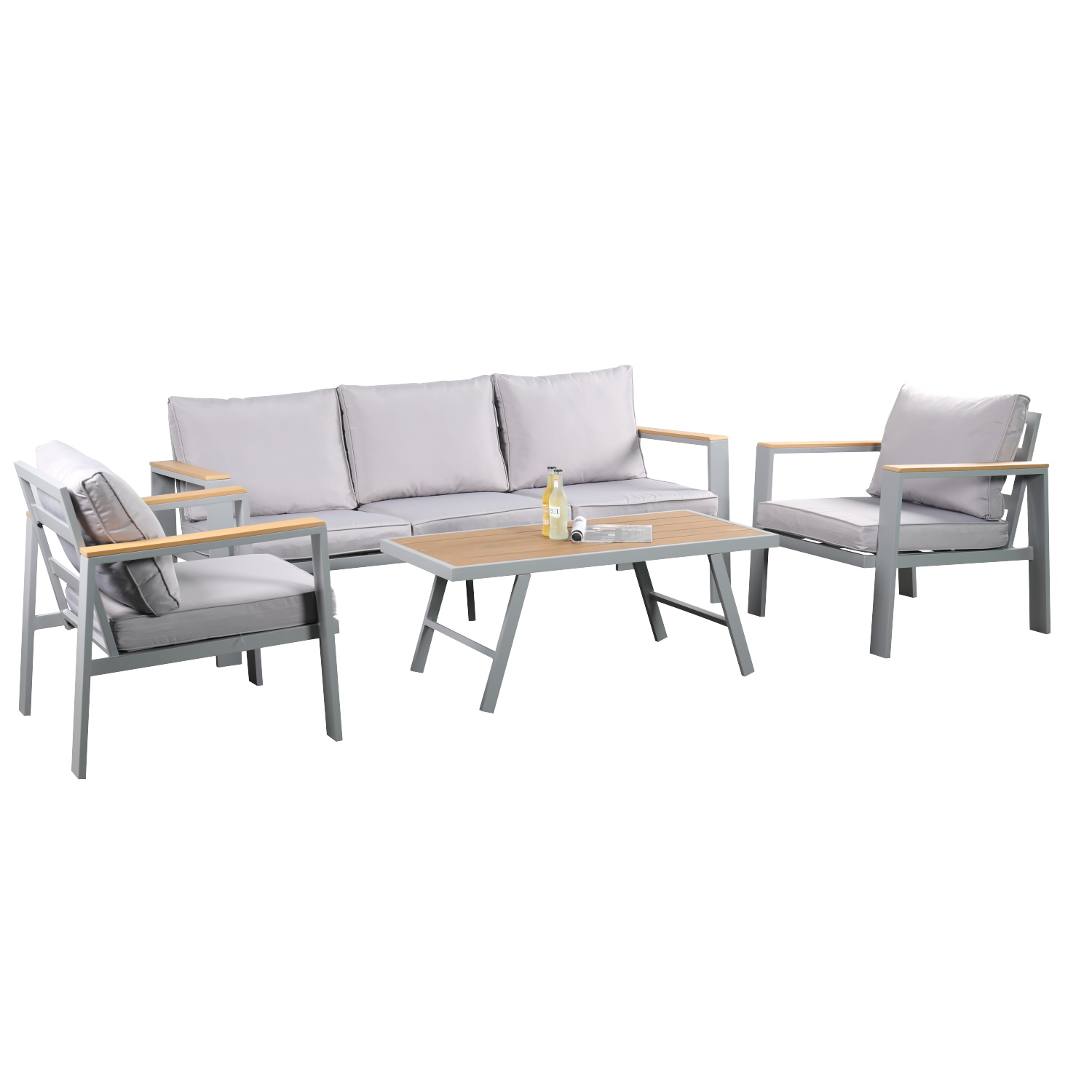 Modern Aluminium Patio Furniture Set SA2112