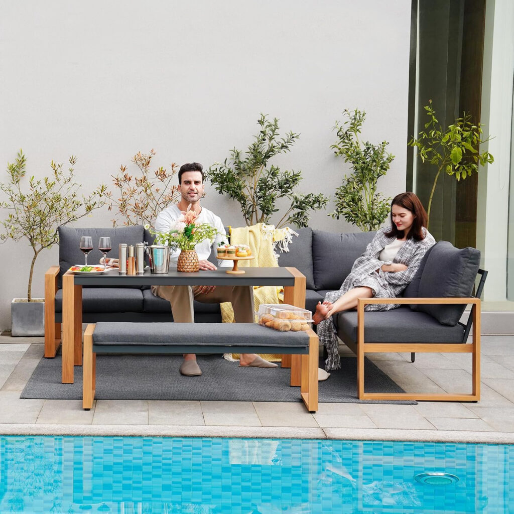 Aluminum Garden Sofa Set SA2119