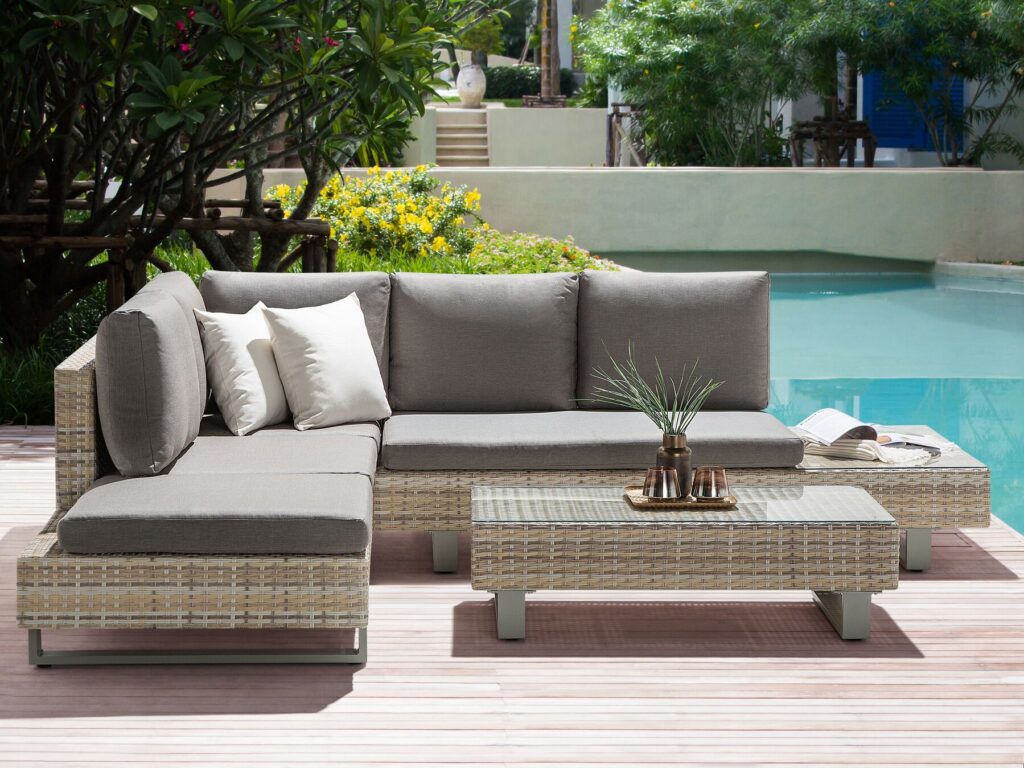 Modern Outdoor Rattan Sofa Set SA2614