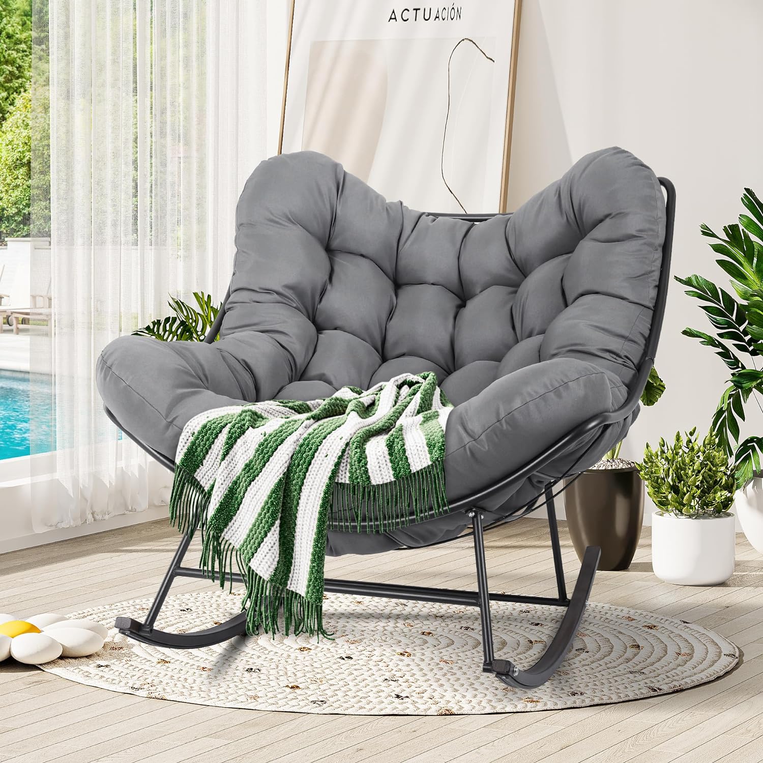 Patio garden rocking chair SA3103