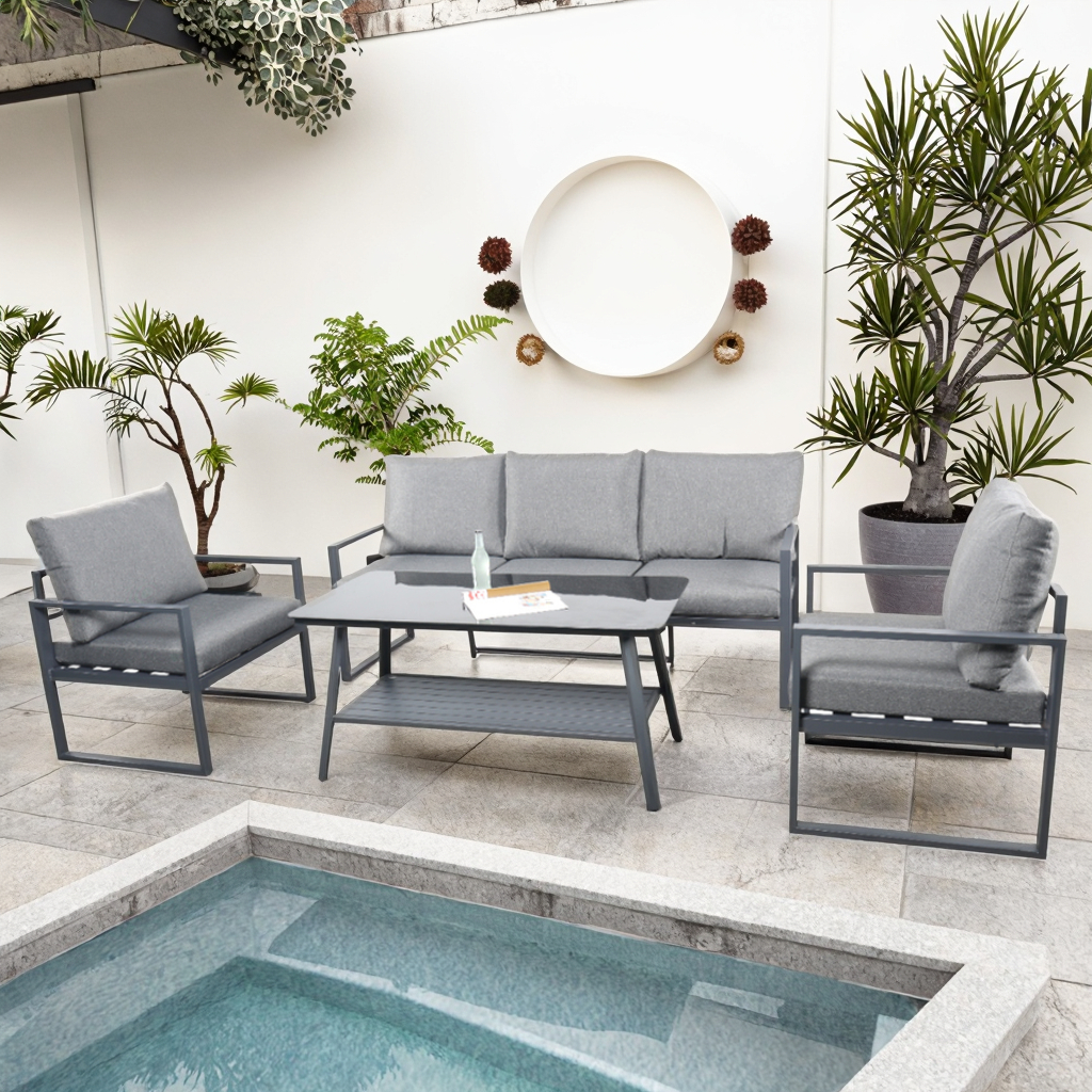 Patio Sectional Sofa Set SA2108-2