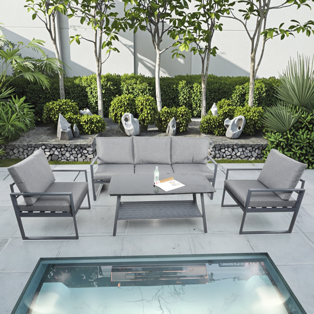 Patio Sectional Sofa Set SA2108-2