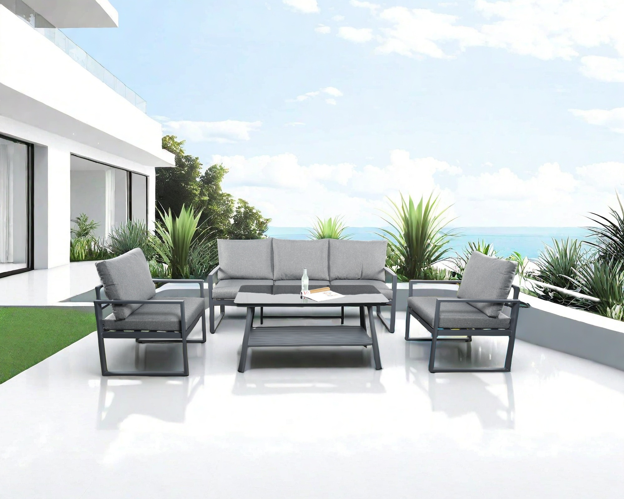 Patio Sectional Sofa Set SA2108-2