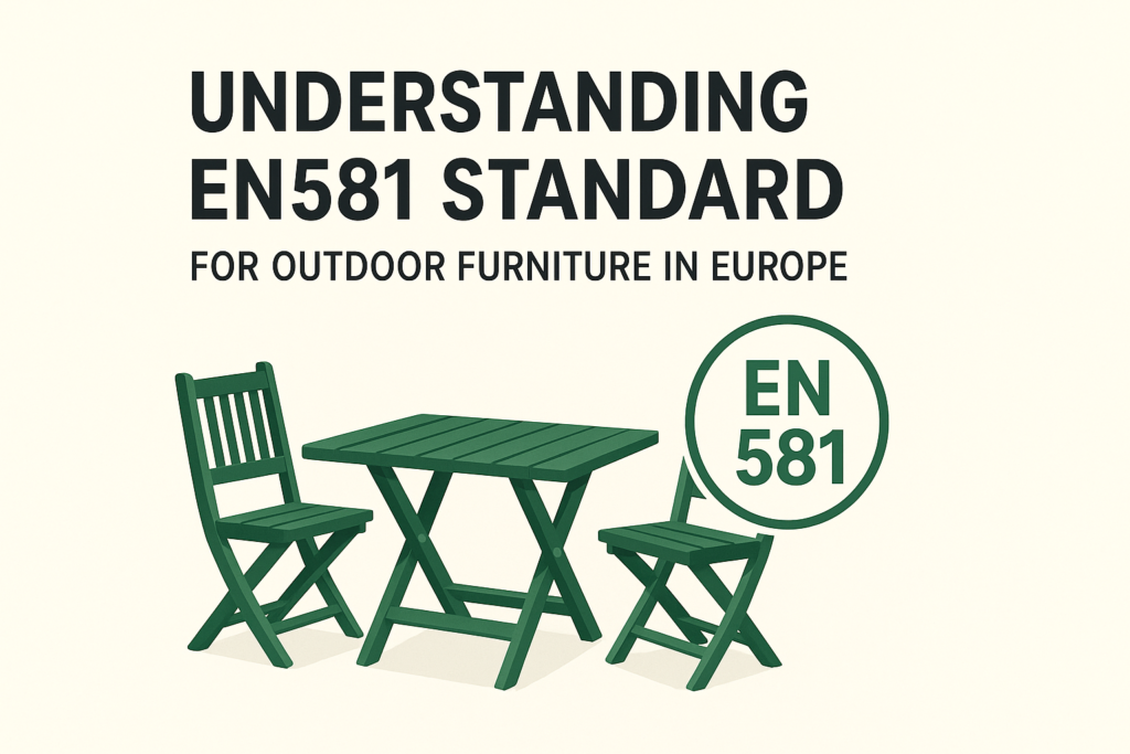 Understanding EN581 Standard for Outdoor Furniture in Europe