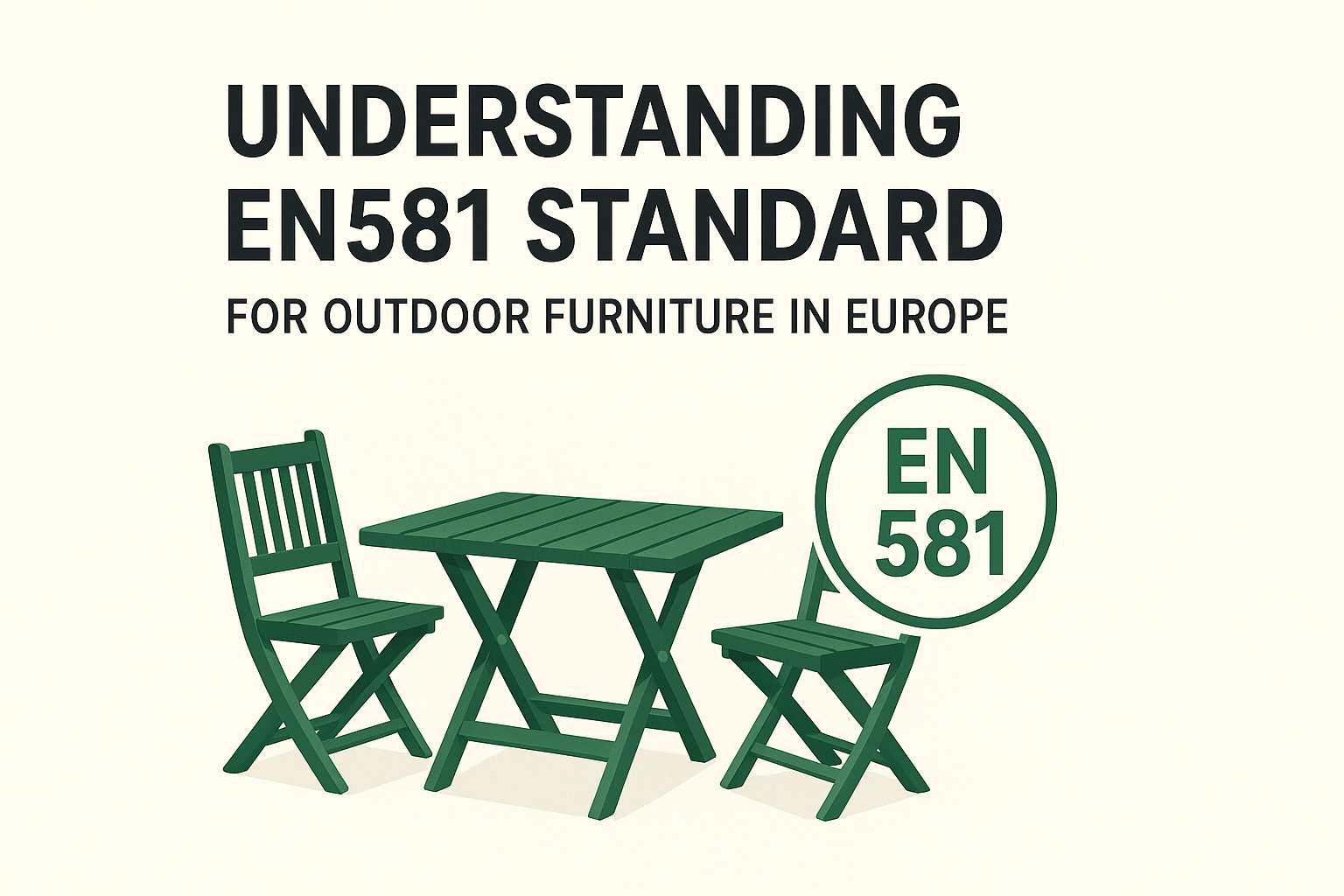 Understanding EN581 Standard for Outdoor Furniture in Europe