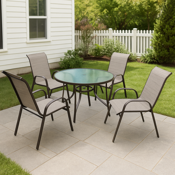 Garden Chairs and Dining Table 01801