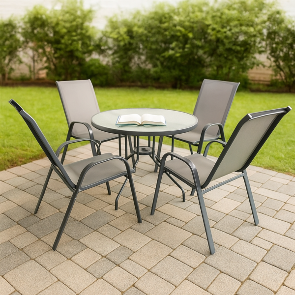 Garden Chairs and Dining Table 01801