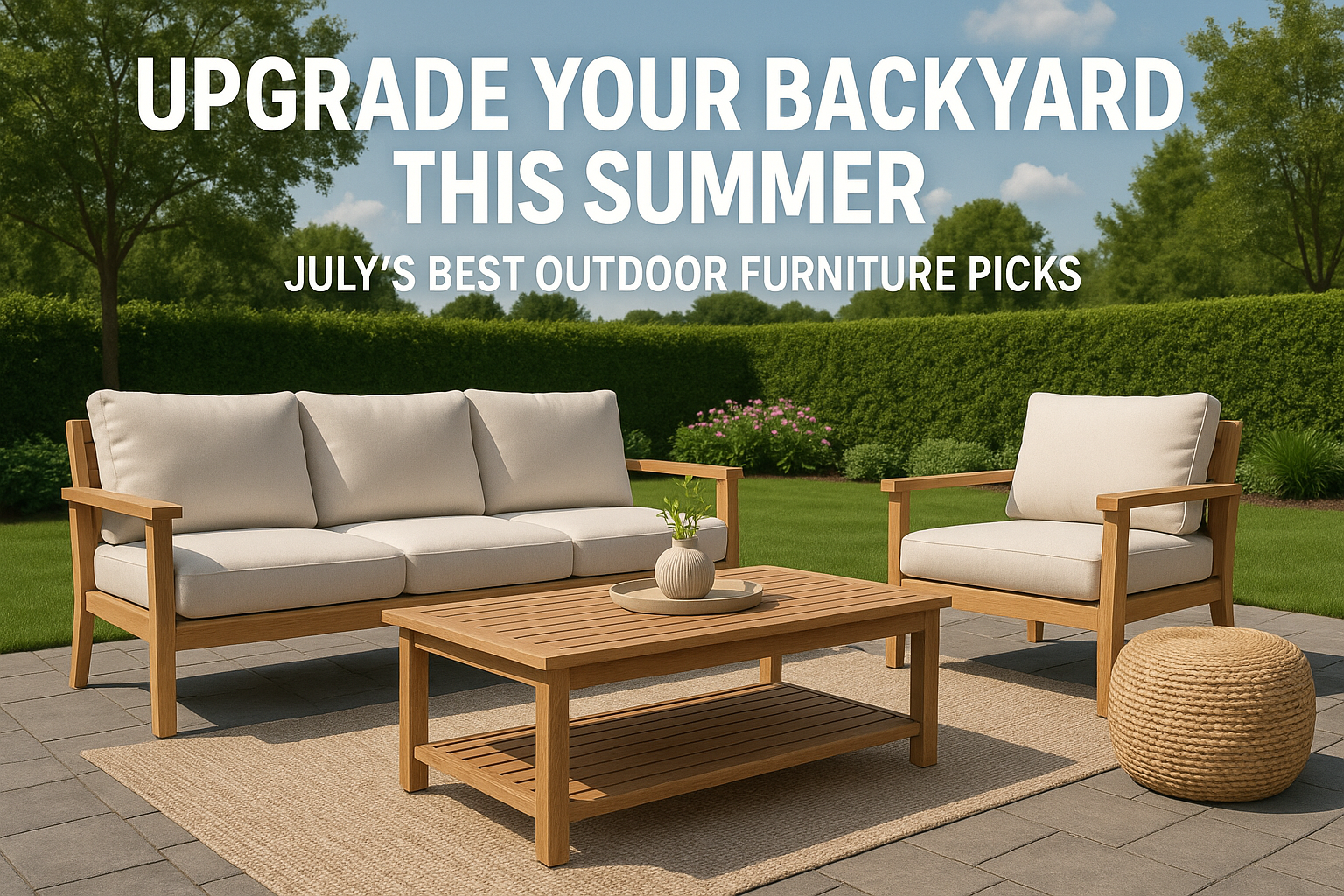 Upgrade Your Backyard This Summer – July’s Best Outdoor Furniture Picks