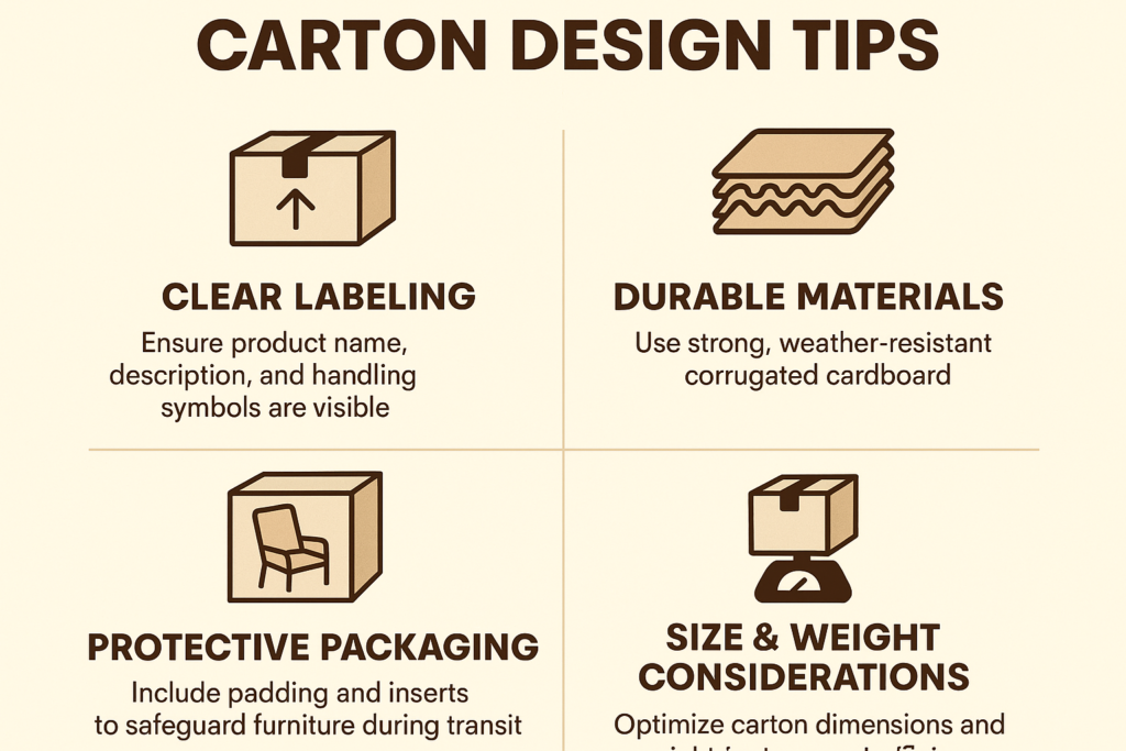 Outdoor Furniture Carton Design Tips 3