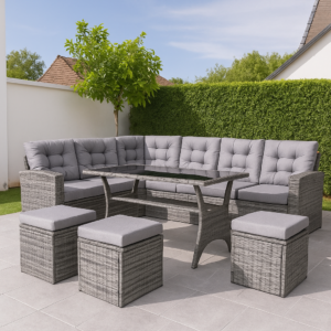 Rattan Outdoor Sofa Set 619152-D