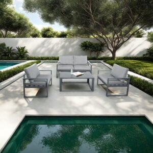 Aluminum Outdoor Sofa Set SA2103