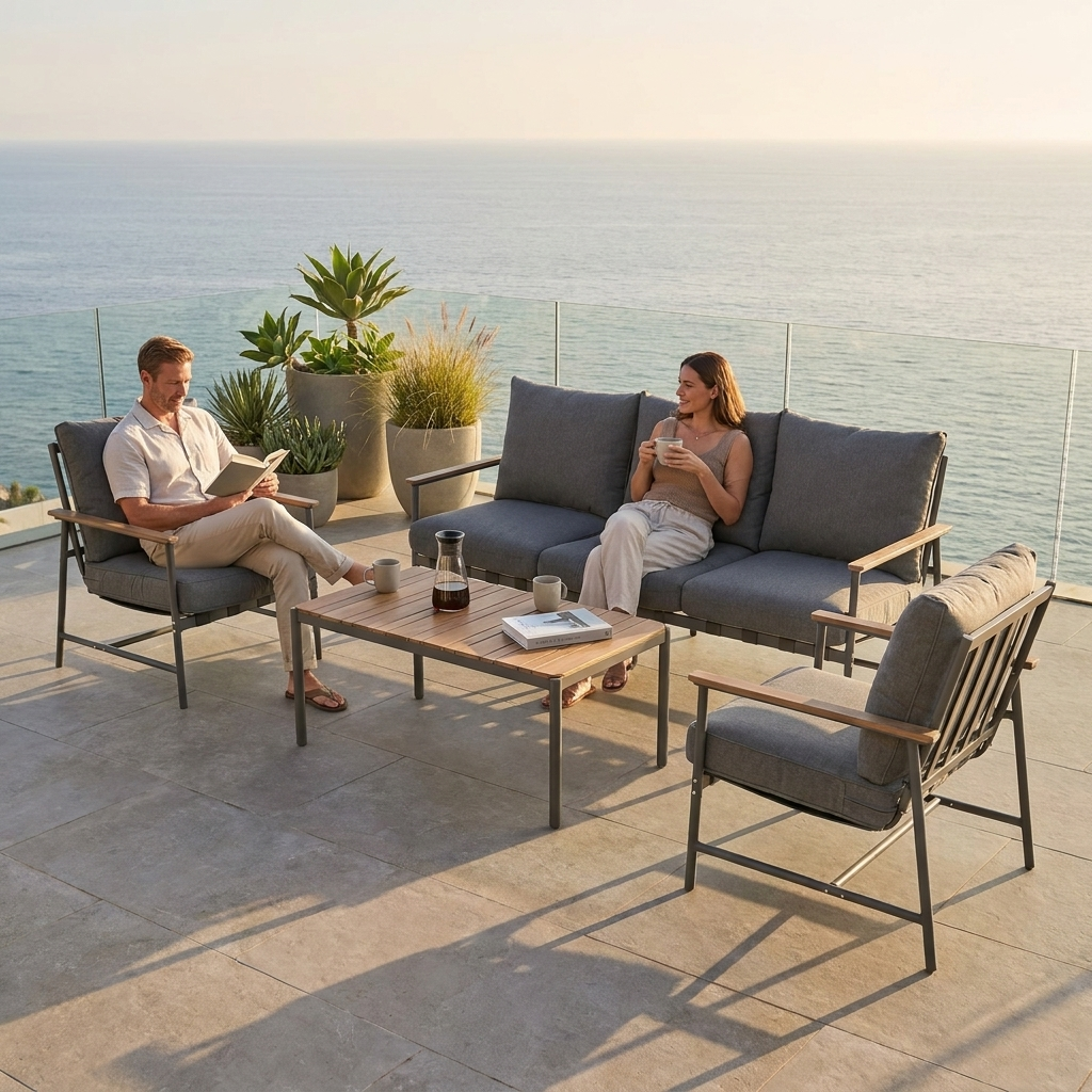 Outdoor Steel Sofa Signature-DL07P5-1 Outdoor Steel Sofa Signature-DL07P5-1