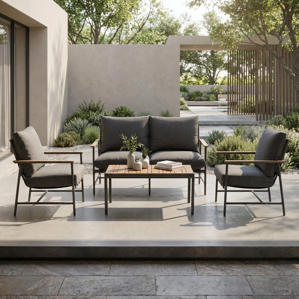 Modern Outdoor Sofa Set Signature-DL07P5-2 Modern Outdoor Sofa Set Signature-DL07P5-2