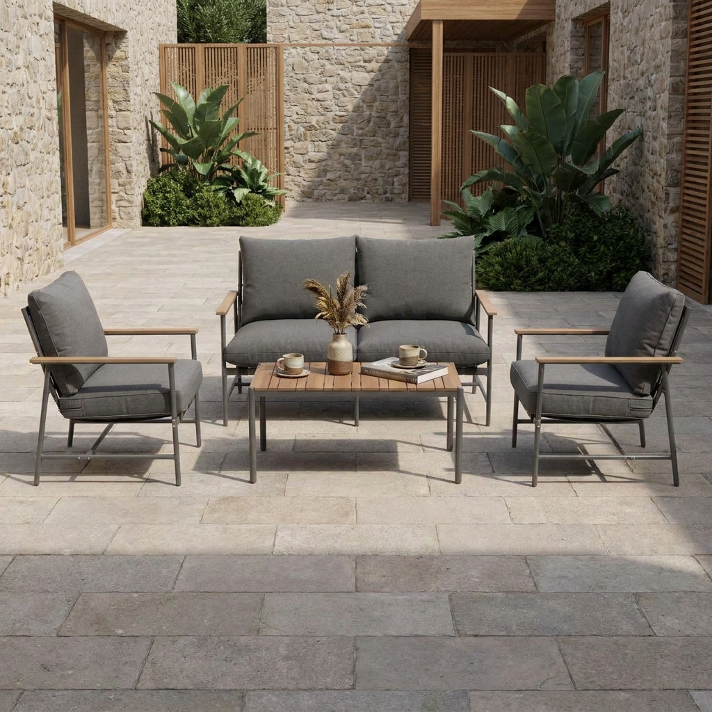 Modern Outdoor Sofa Set Signature-DL07P5-2 Modern Outdoor Sofa Set Signature-DL07P5-2