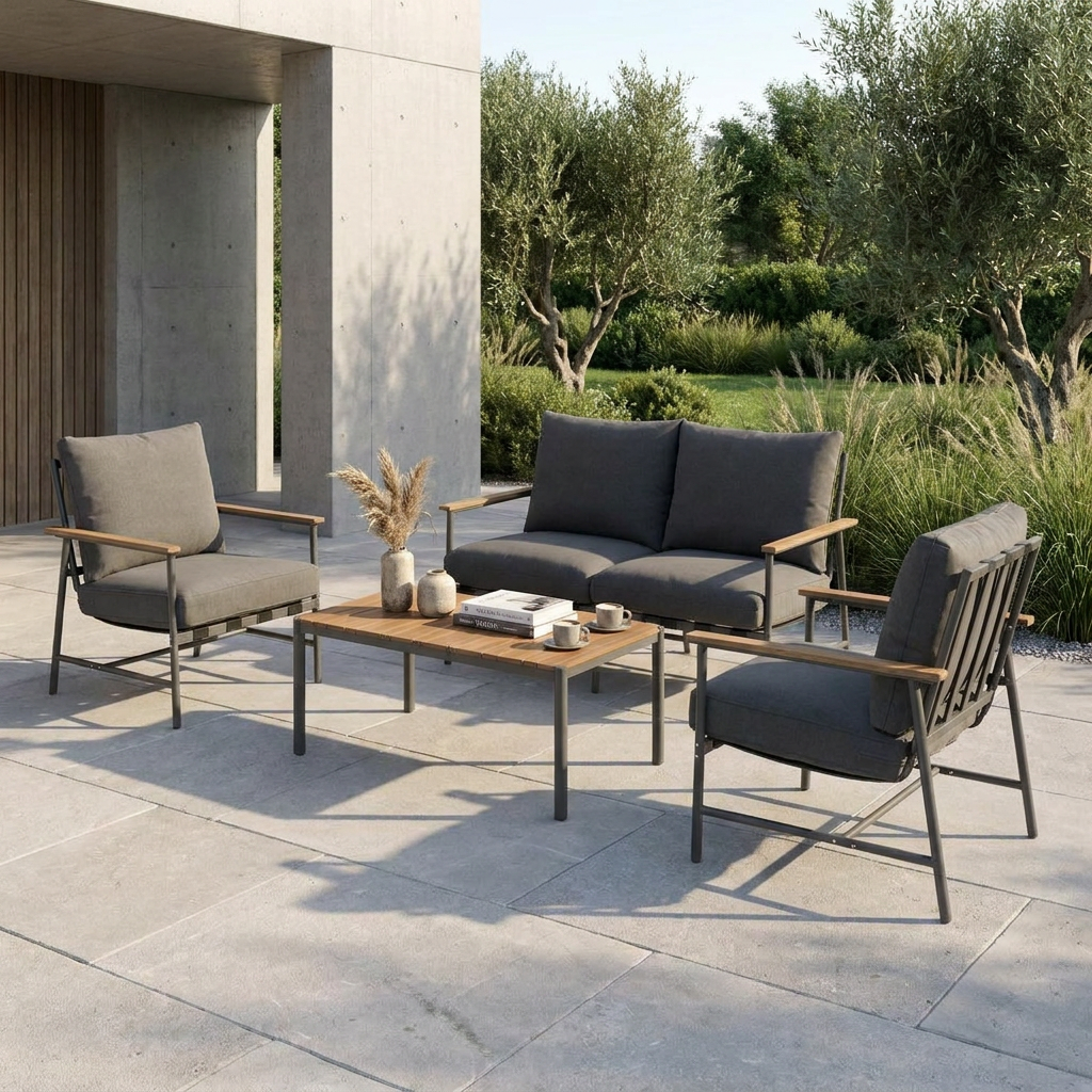 Modern Outdoor Sofa Set Signature-DL07P5-2 Modern Outdoor Sofa Set Signature-DL07P5-2