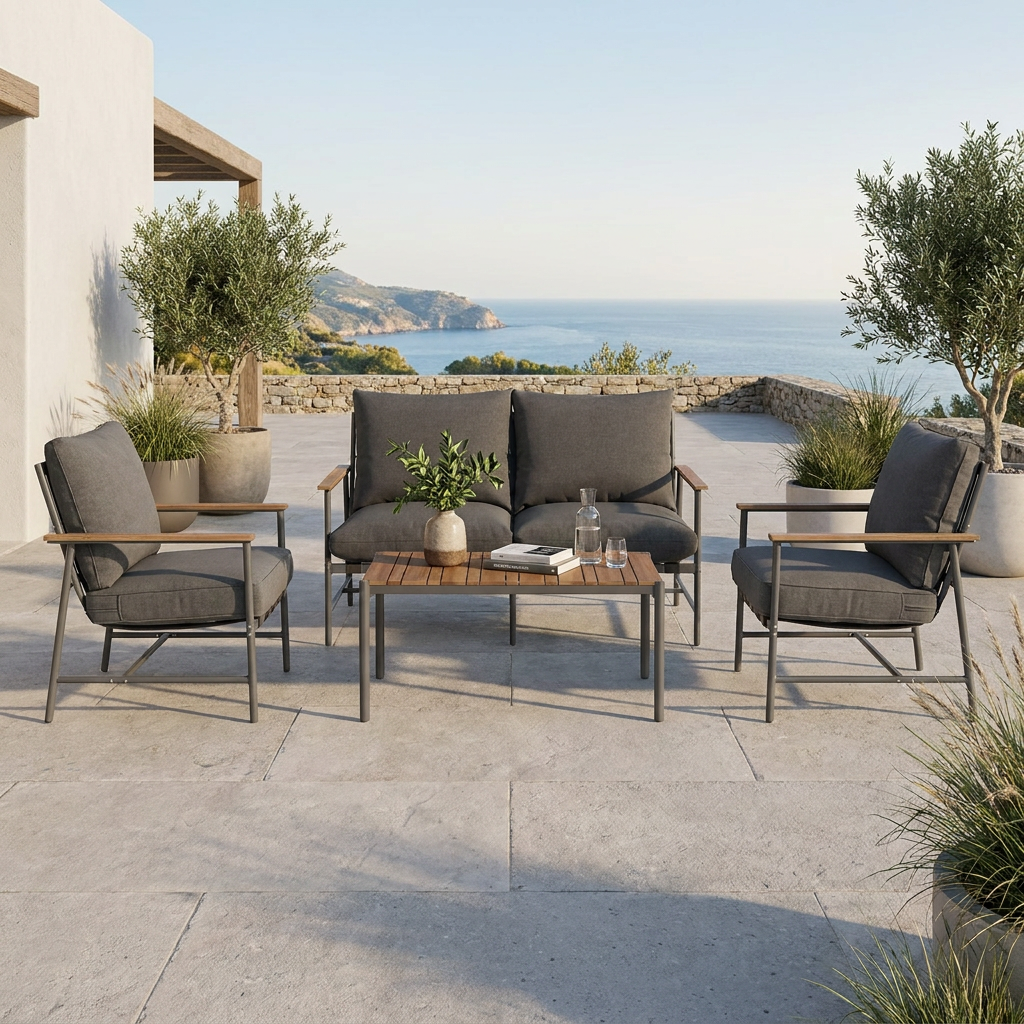Modern Outdoor Sofa Set Signature-DL07P5-2 Modern Outdoor Sofa Set Signature-DL07P5-2