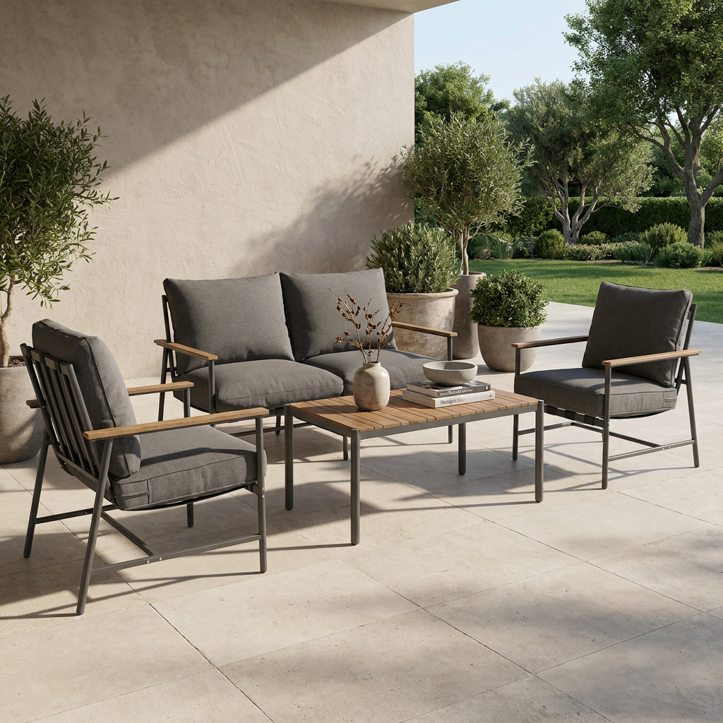 Modern Outdoor Sofa Set Signature-DL07P5-2 Modern Outdoor Sofa Set Signature-DL07P5-2