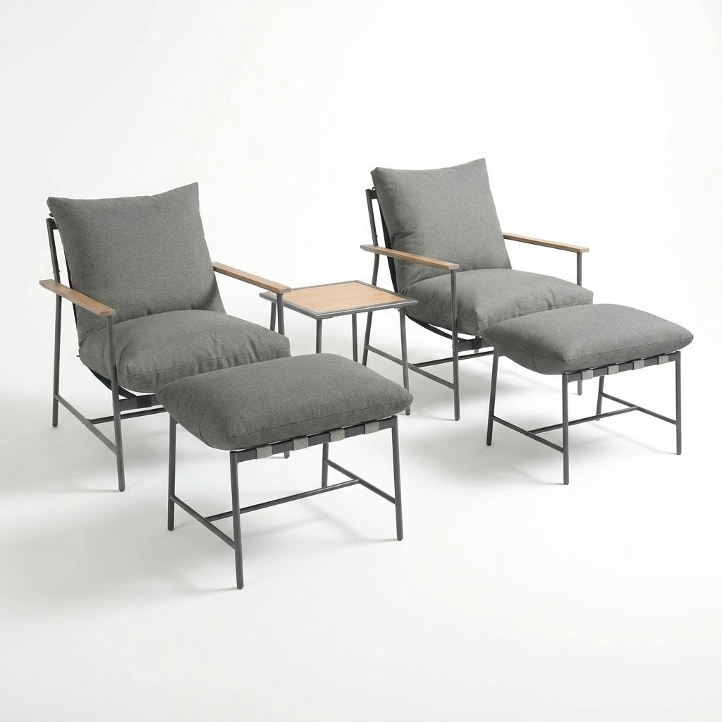 5 Piece Patio Lounge Chair Signature-DL07P5-4