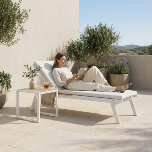 Modern Outdoor Aluminum Sun Lounger LEVITA-DL04P3-5