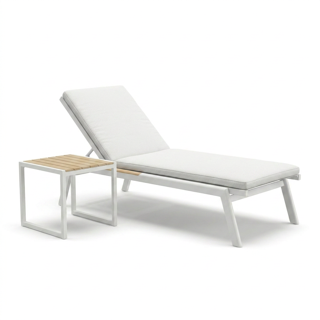 Modern Outdoor Aluminum Sun Lounger LEVITA-DL04P3-5