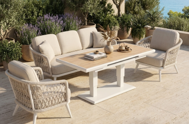 Outdoor Dining Sofa Set WEAVE-DL05P4-6